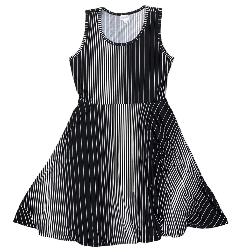 LuLaRoe Nicki Sleeveless A-Line Dress